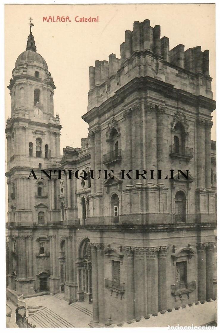 Postkarten: MALAGA / CATEDRAL / EDICION FOTOTIPIA THOMAS / SIN CIRCULAR
