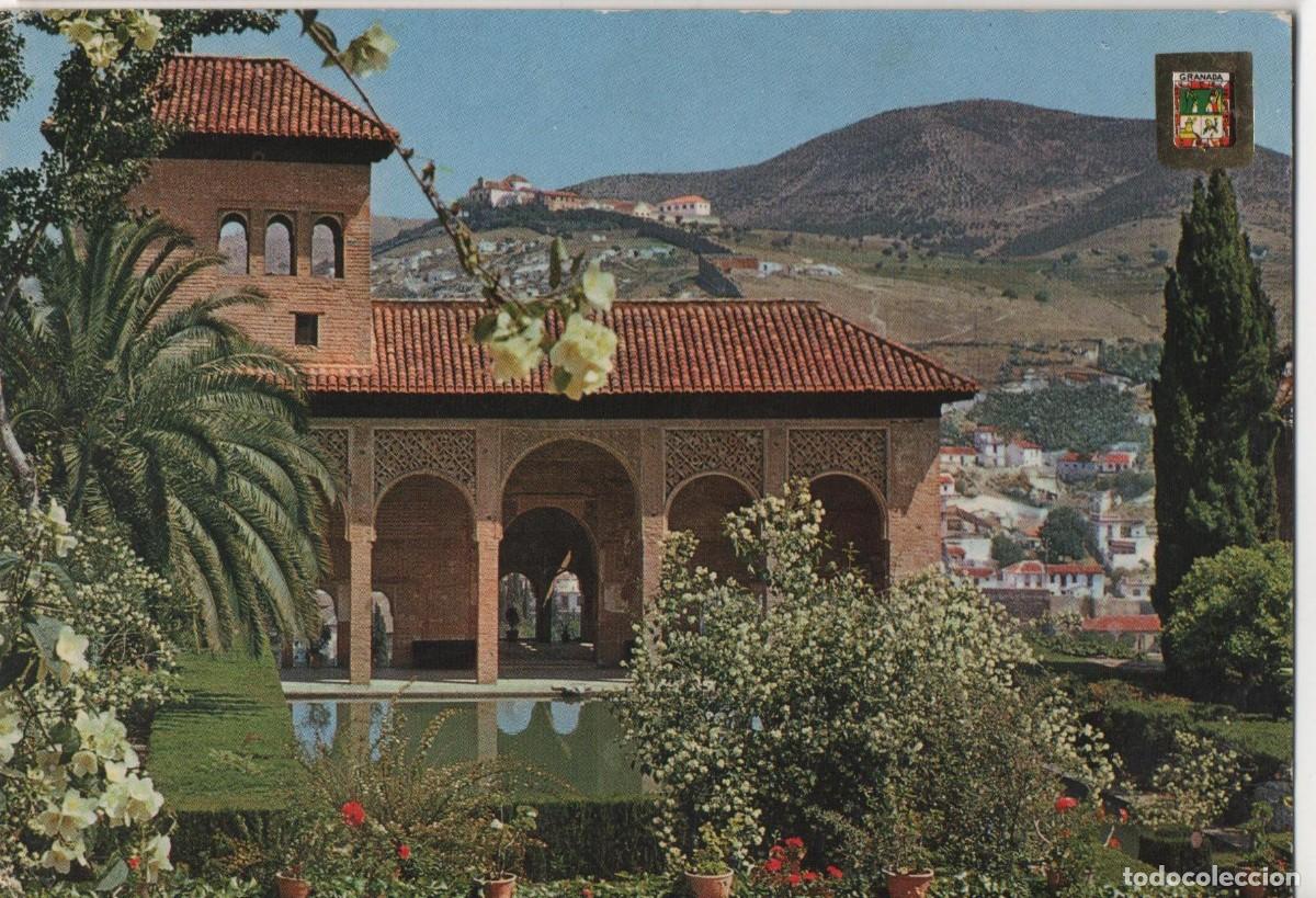 Postkarten: Postal de la Alhambra- Granada-escrita-