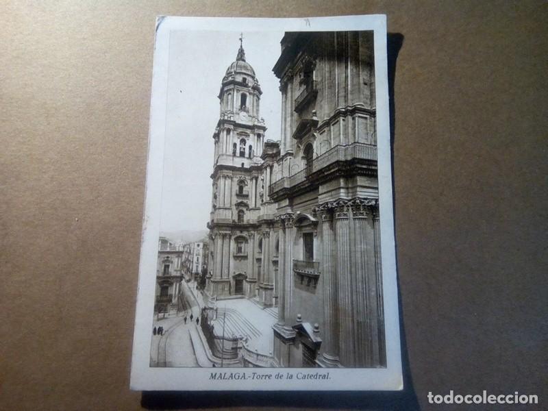 Postcards: MALAGA , POSTAL ANTIGUA ANIMADA , BLANCO Y NEGRO
