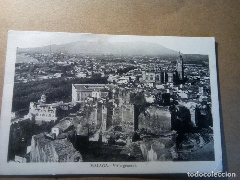 Postcards: MALAGA , POSTAL ANTIGUA ANIMADA , BLANCO Y NEGRO