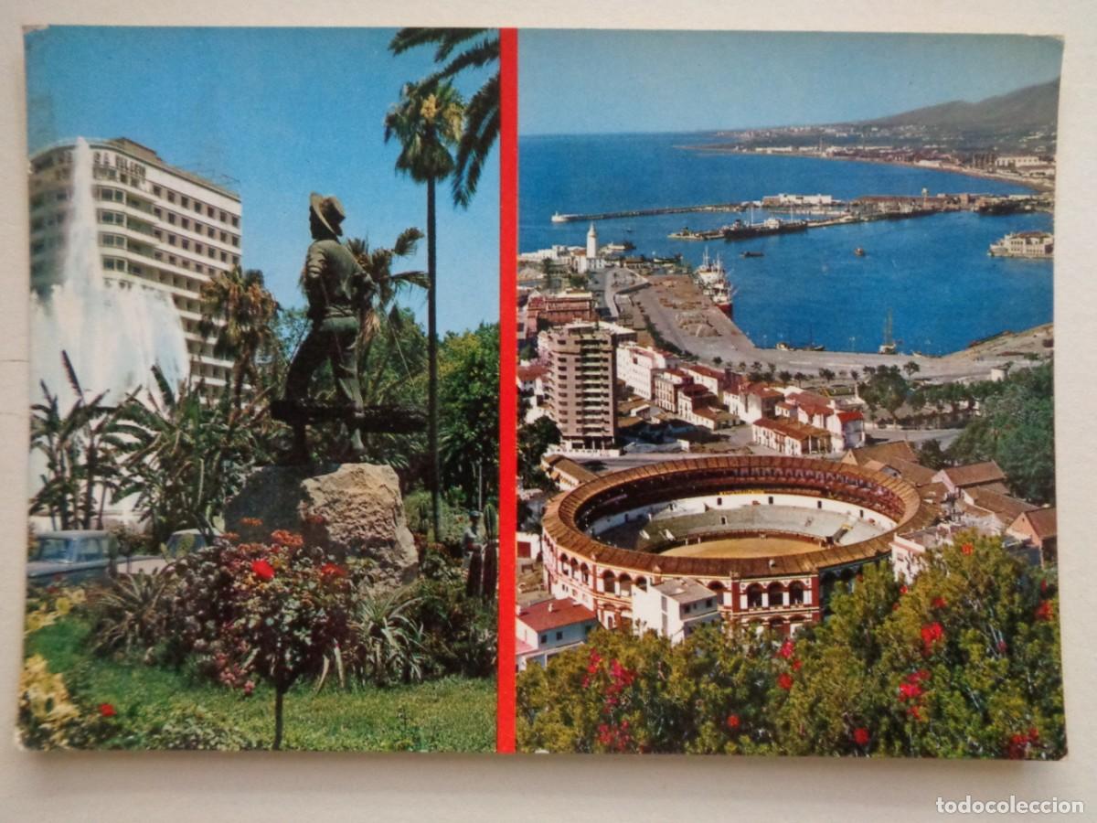 Postales: POSTAL DE MALAGA ( COSTA DEL SOL ) . A&Ntilde;OS 60 , SIN USAR PERO CON SELLO DE FRANCO SIN MATASELLAR