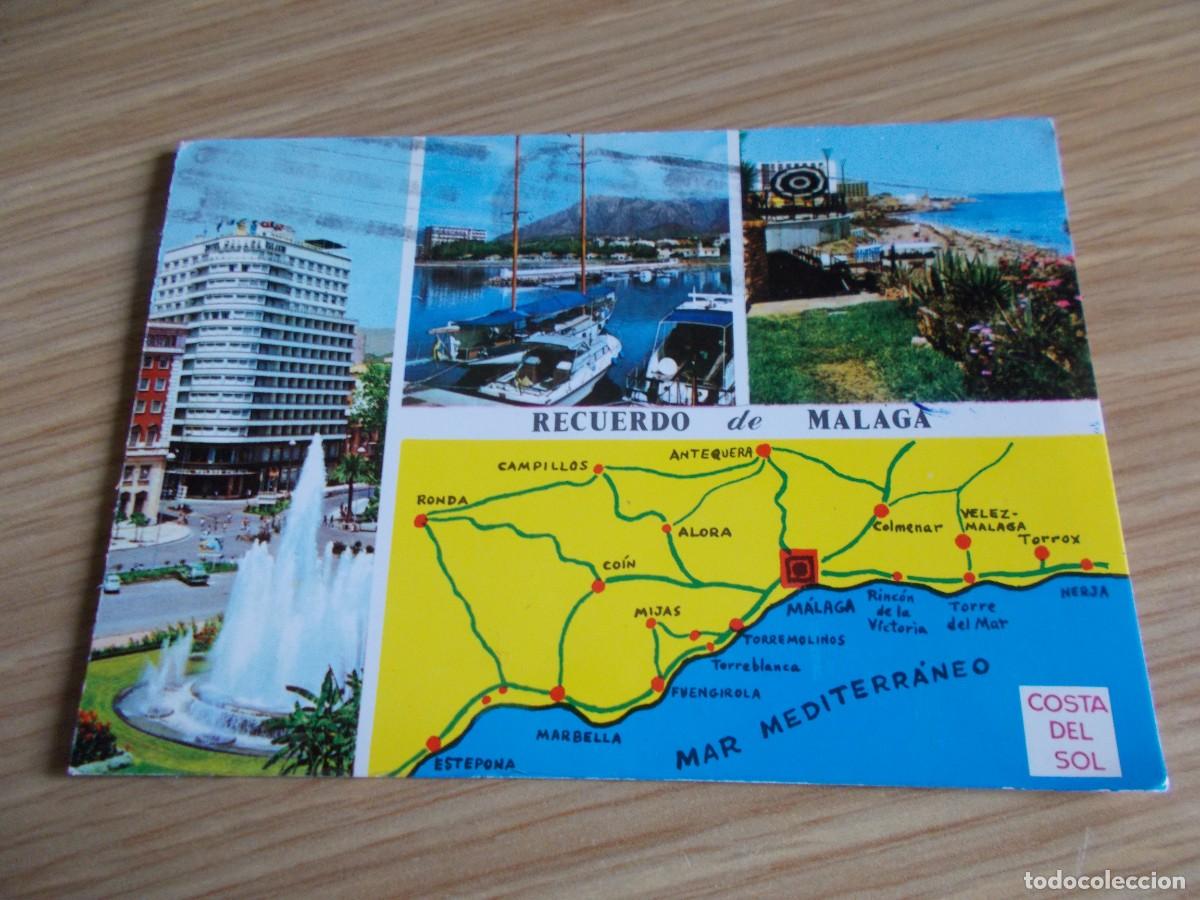 Postales: MALAGA -- FUENTE DE LA MARINA DIVERSOS ASPECTOS