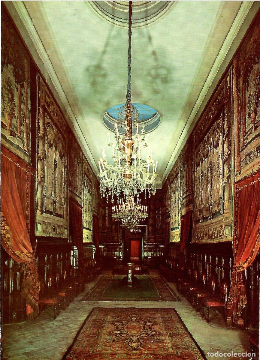 Postales: N&ordm; 19-SEVILLA. Reales Alc&aacute;zares. Comedor de Palacio. Sin circular. ED. PATRIMONIO NACIONAL