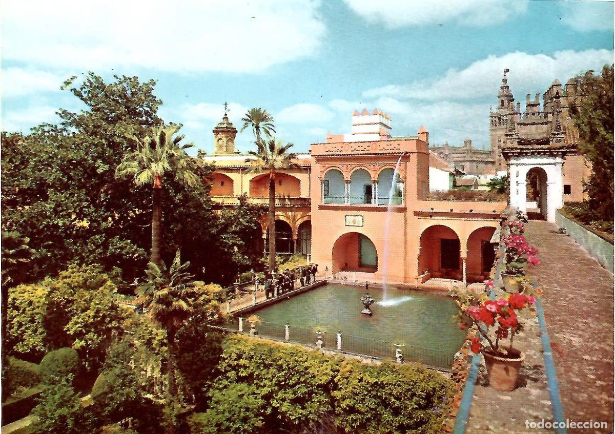 Postales: N&ordm; 3-SEVILLA. Reales Alc&aacute;zares. Jardines del Alc&aacute;zar. Sin circular. ED. PATRIMONIO NACIONAL