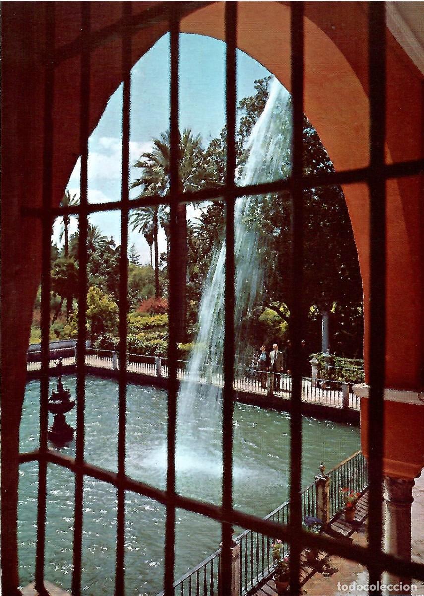 Postales: N&ordm; 9-SEVILLA. Reales Alc&aacute;zares. Los jardines. Sin circular. ED. PATRIMONIO NACIONAL