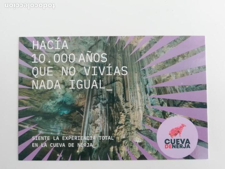 Cartoline: Postal Cueva de Nerja M&aacute;laga Andaluc&iacute;a Turismo