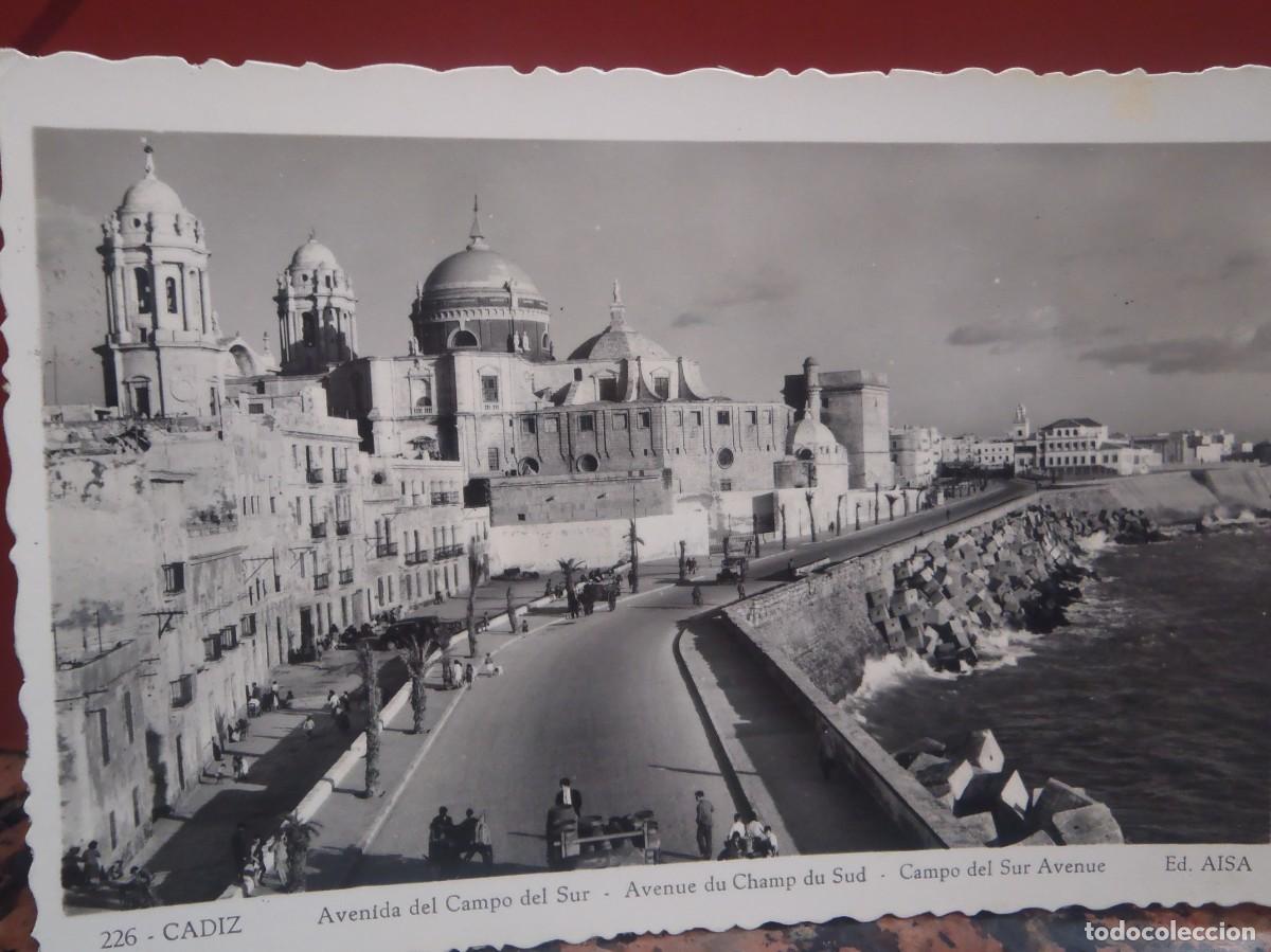 Postales: CADIZ - AVENIDA DEL CAMPO DEL SUR