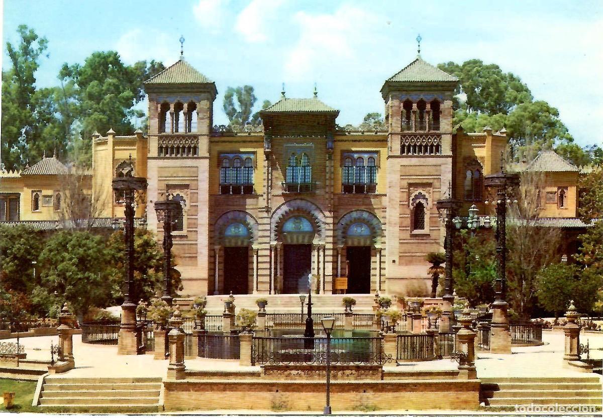 Postales: N&ordm; 2464-SEVILLA. Plaza de Am&eacute;rica. Pabell&oacute;n Mud&eacute;jar. Sin circular.