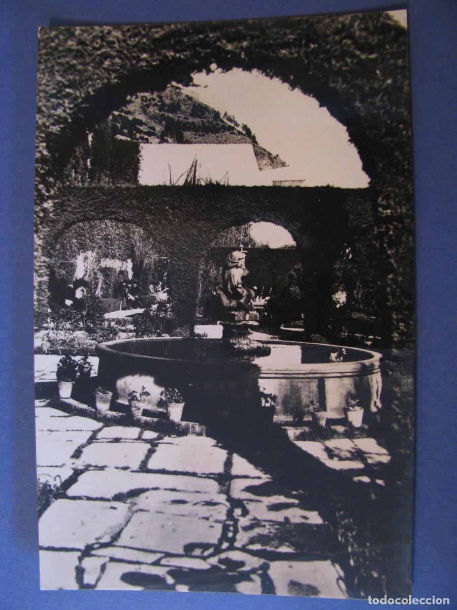 Postales: POSTAL FOTOGR&Aacute;FICA DE MALAGA. JARDINES DE PUERTA OBSCURA. ARRIBAS.