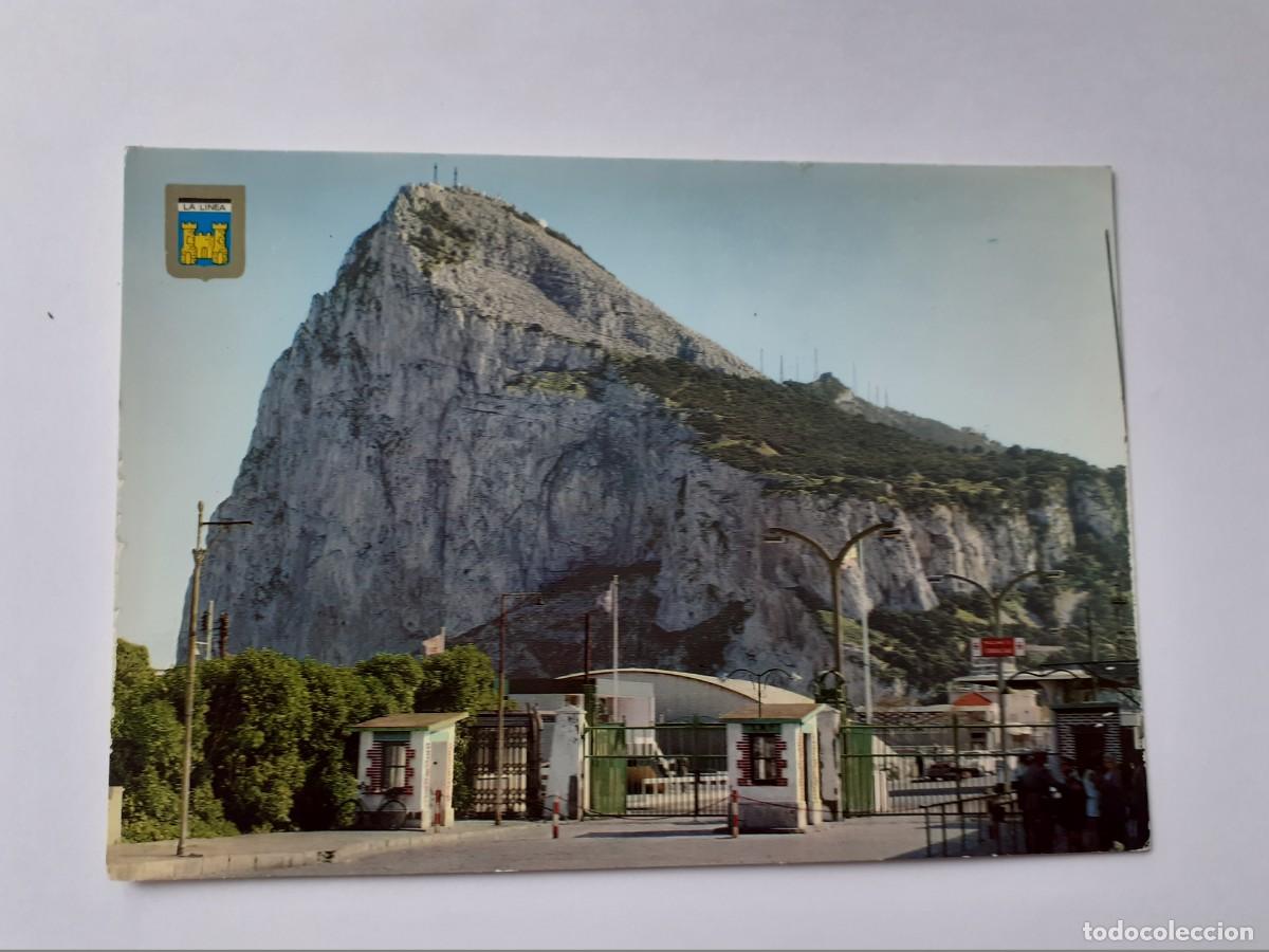 Postales: POSTAL - CADIZ LA LINEA VISTA DEL PE&Ntilde;ON DE GIBRALTAR - CASANOVAS 25 - S/C