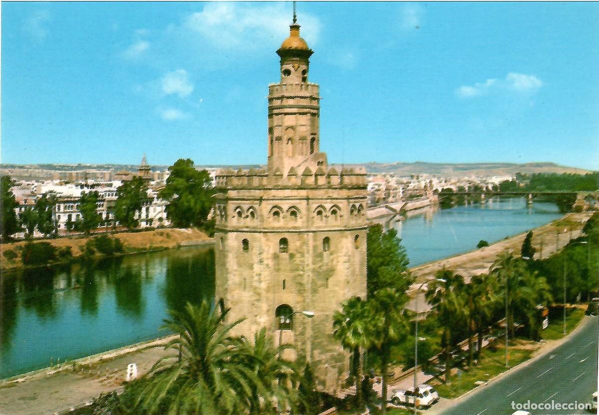 Postales: N&ordm; 4006-SEVILLA. La Torre del Oro y el Guadalquivir. Sin circular.