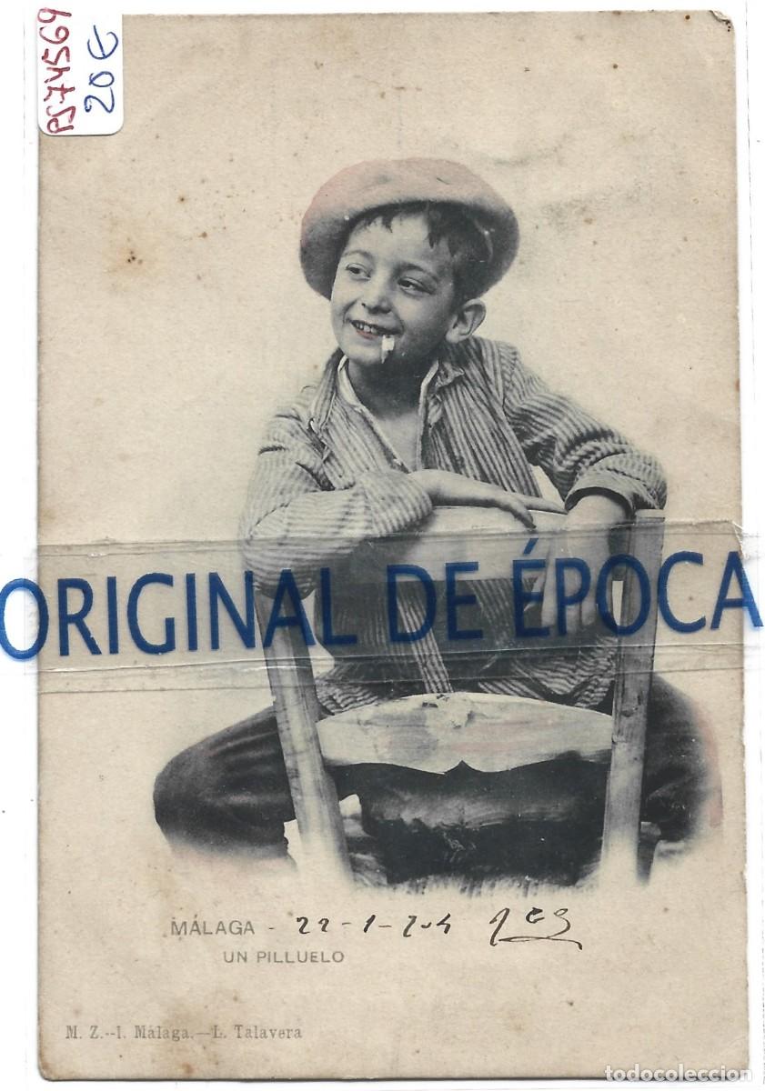 Postales: (PS-74569)POSTAL DE MALAGA-UN PILLUELO.L.TALAVERA