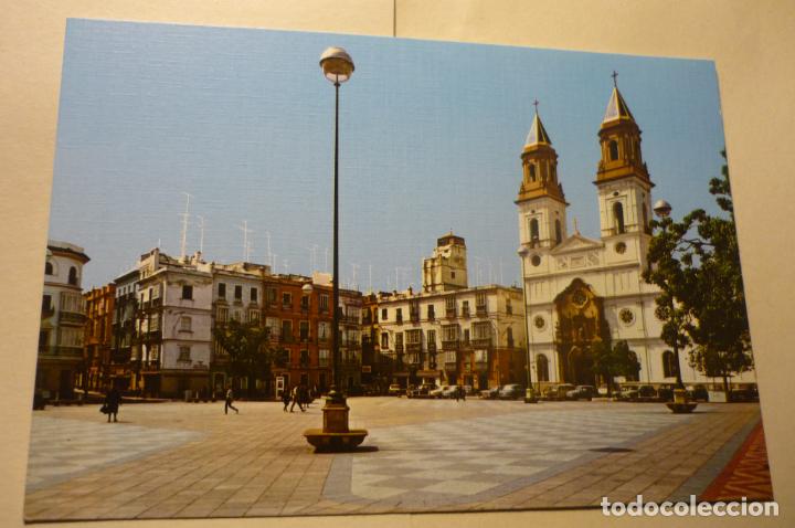 Postales: postal cadiz pl.j.a.primo rivera iglesia s.antonio