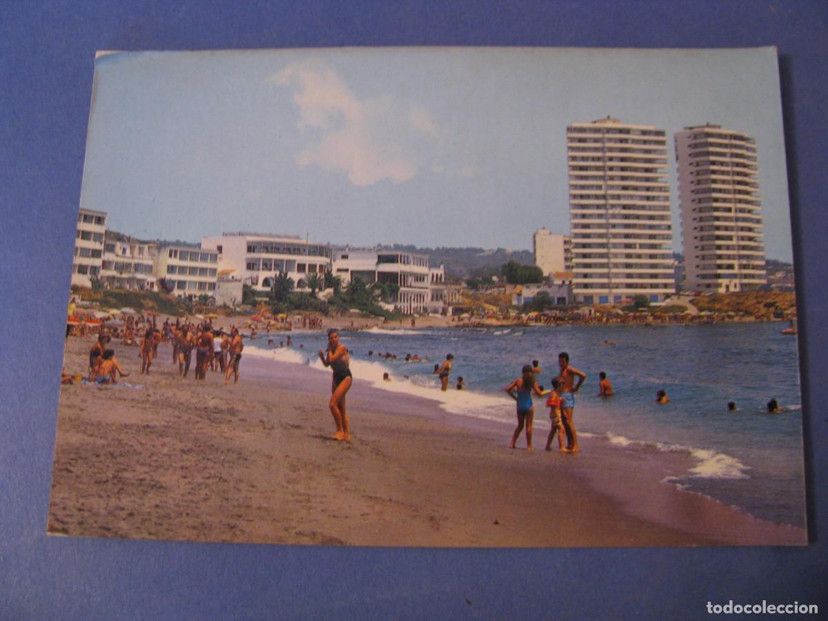 Postales: POSTAL DE TORRE GUADIARO (CADIZ). PLAYA DE LAS CAMELIAS. ARRIBAS. 1985. DESPERFECTOS.