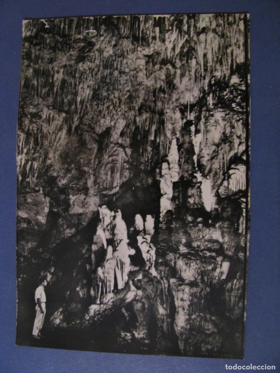 Postales: POSTAL FOTOGRAFICA DE CUEVA DE NERJA. SALA DE LAS FANTASMAS. SOM CEREZO. 1960.
