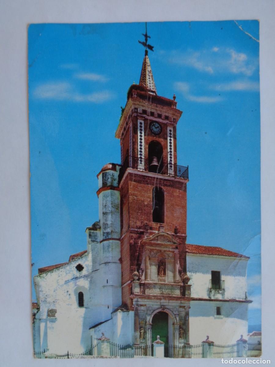 Postales: POSTAL DE VILLAMARTIN ( CADIZ ): IGLESIA PARROQUIAL . A&Ntilde;OS 60 - 70