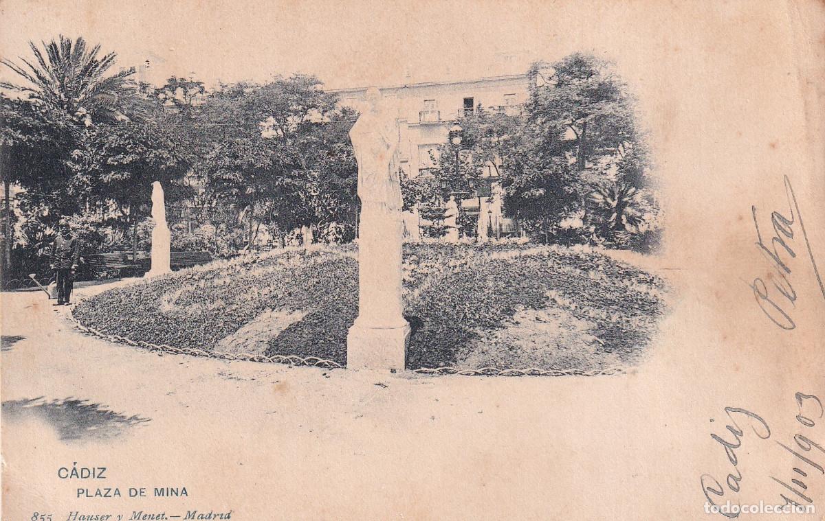 Postales: CADIZ PLAZA DE LA MINA - Foto 1