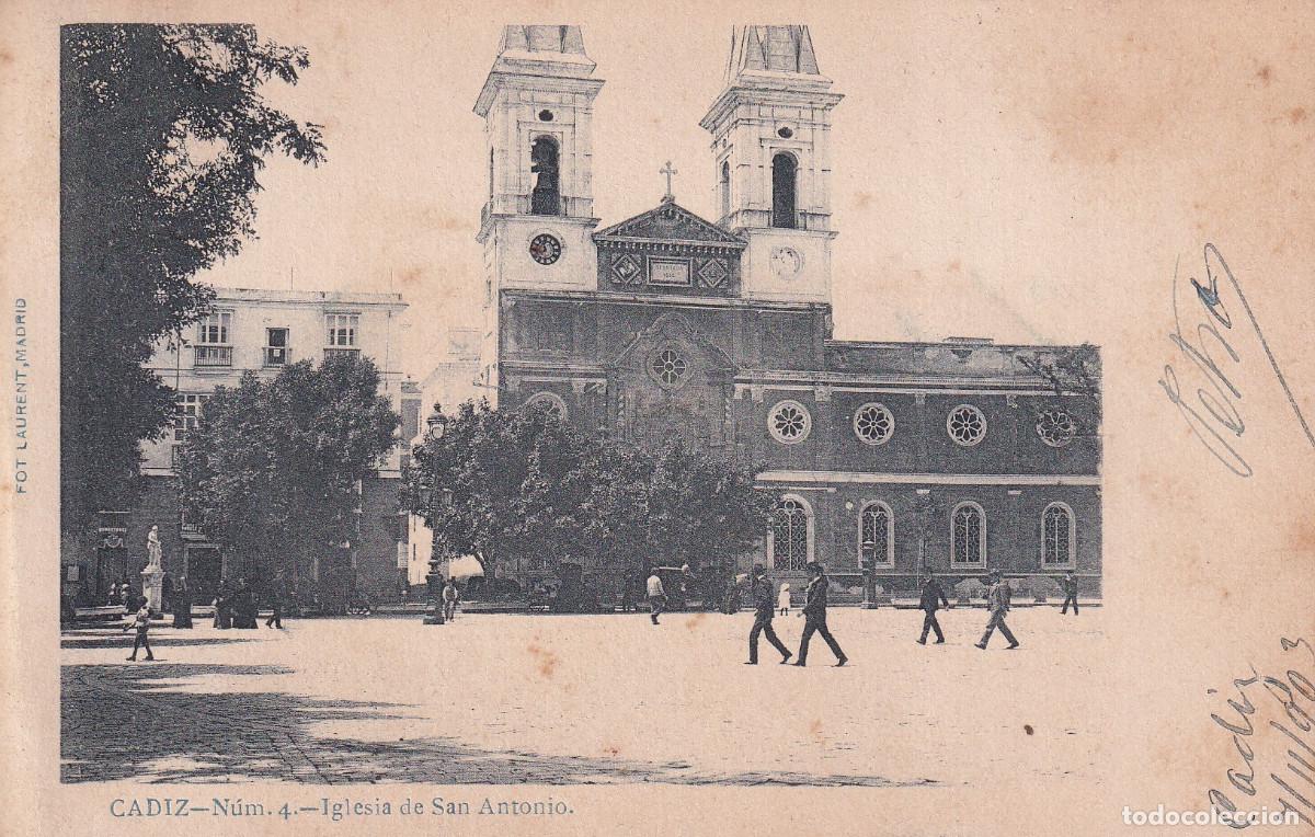 Postales: CADIZ IGLESIA DE SAN ANTONIO