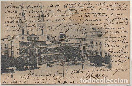 Postales: POSTAL ANTIGUA DE CADIZ. PLAZA DE LA CONSTITUCION P-ANC-666