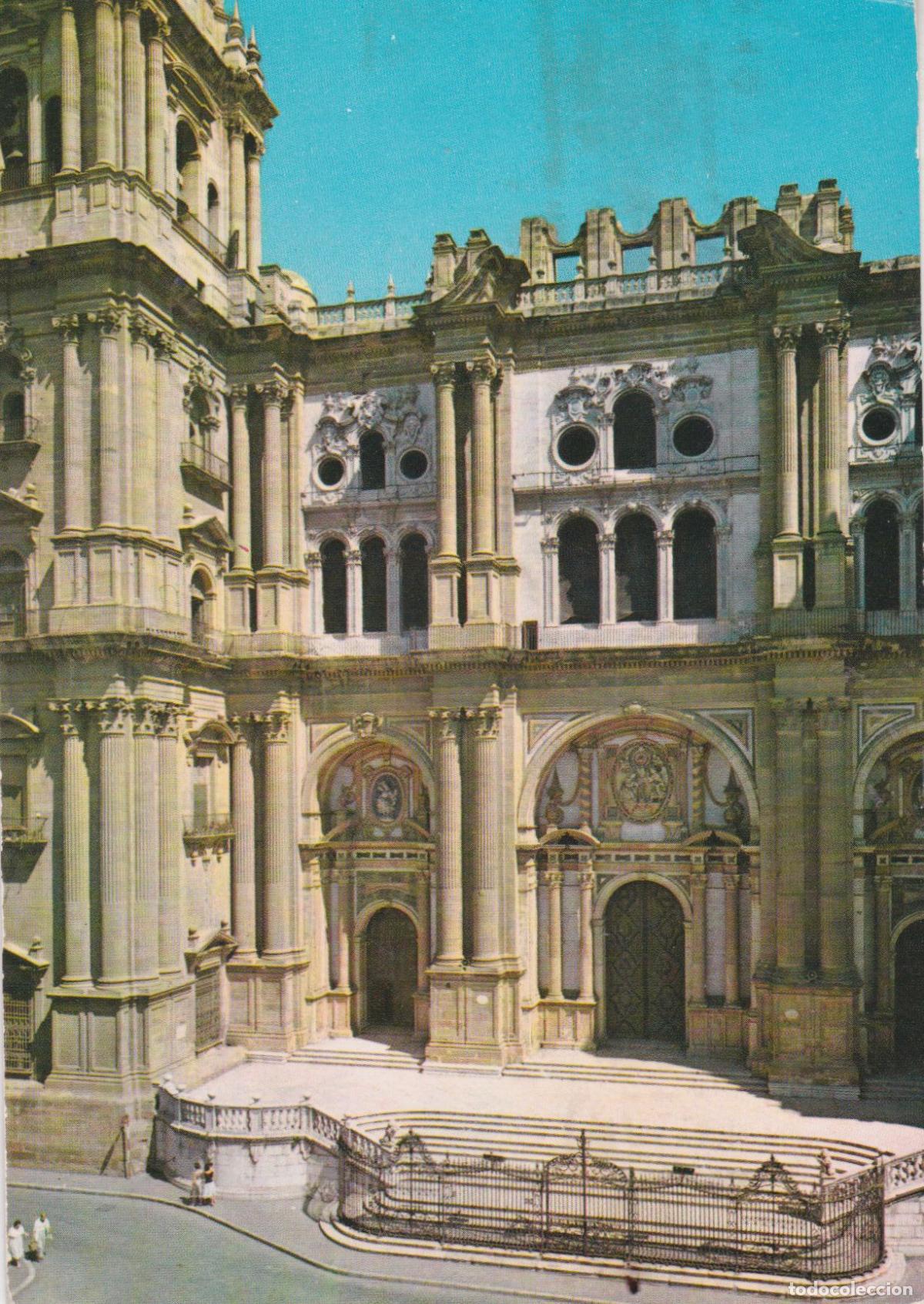 Postales: MALAGA, CATEDRAL - ESCUDO DE ORO N&ordm;15 - CIRCULADA