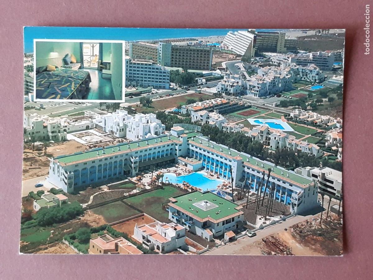 Postkarten: POSTAL 60 HOTEL PLAYAZUL. ROQUETAS DE MAR. COSTA DE ALMER&Iacute;A. 1988. SIN CIRCULAR.