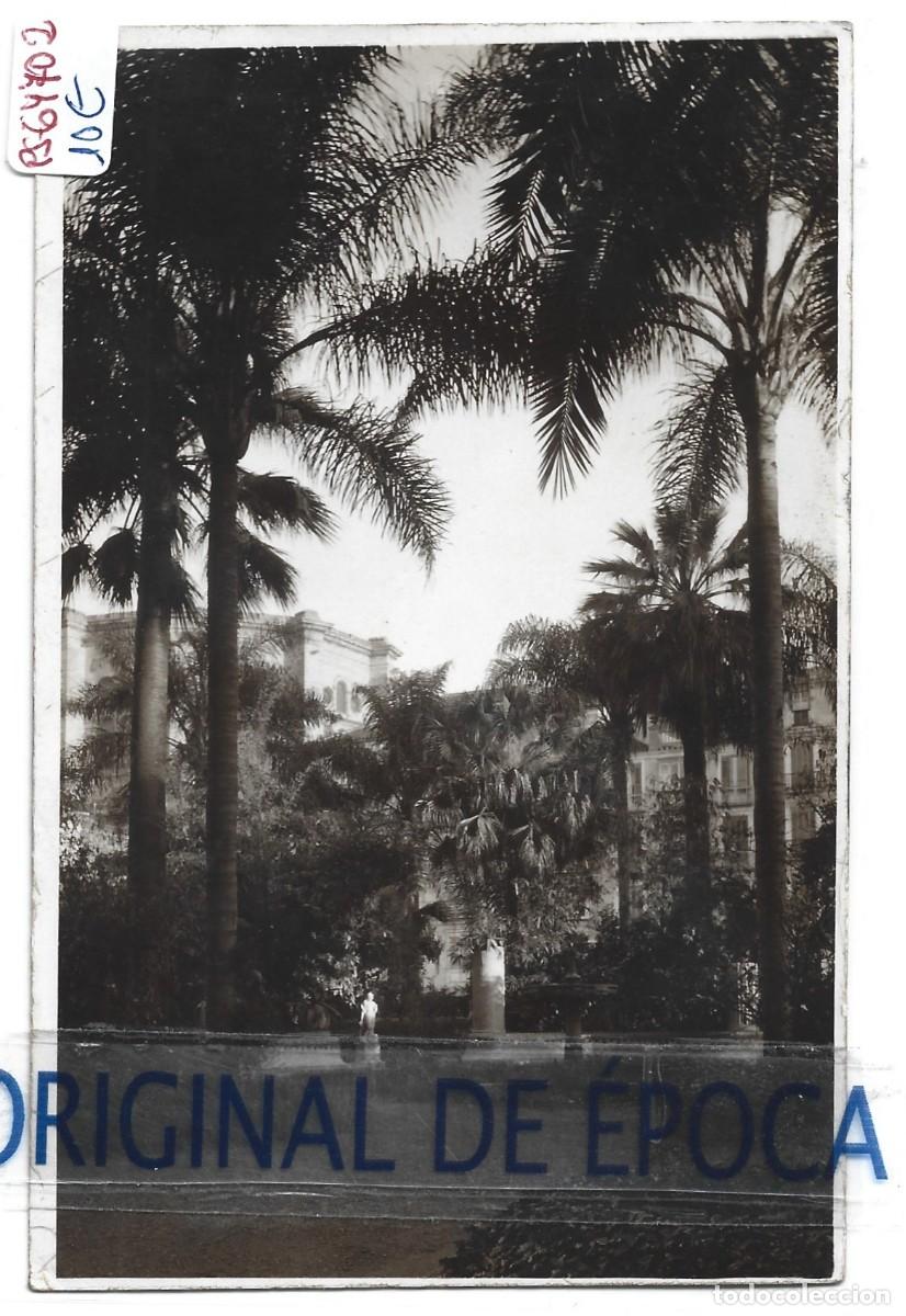 Postales: (PS-64702)POSTAL FOTOGRAFICA DE MALAGA-GLORIETA EN LOS JARDINES DEL PARQUE