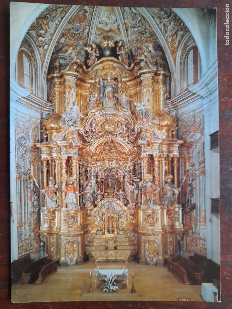 Cartoline: Postal vintage 70&acute;s retablo altar mayor del Santuari de Santa Maria del Miracle en Riner Solsones