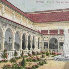 Postales: CÓRDOBA - E.I.A. PATIO DEL PABELLON DE PORTUGAL - ESCRITA