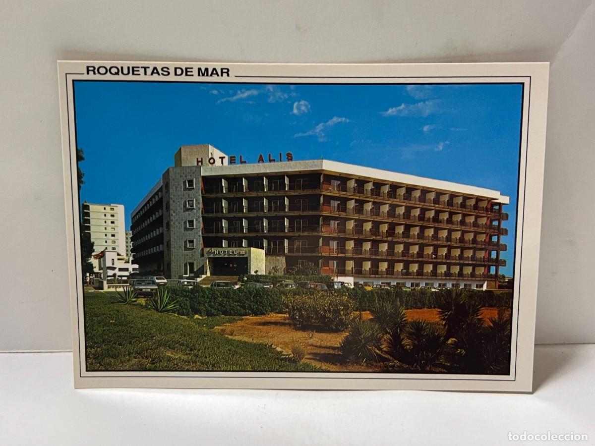Postales: TARJETA POSTAL. ALMER&Iacute;A. 28.- ROQUETAS DE MAR. HOTEL ALIS. EDICIONES ARRIBAS