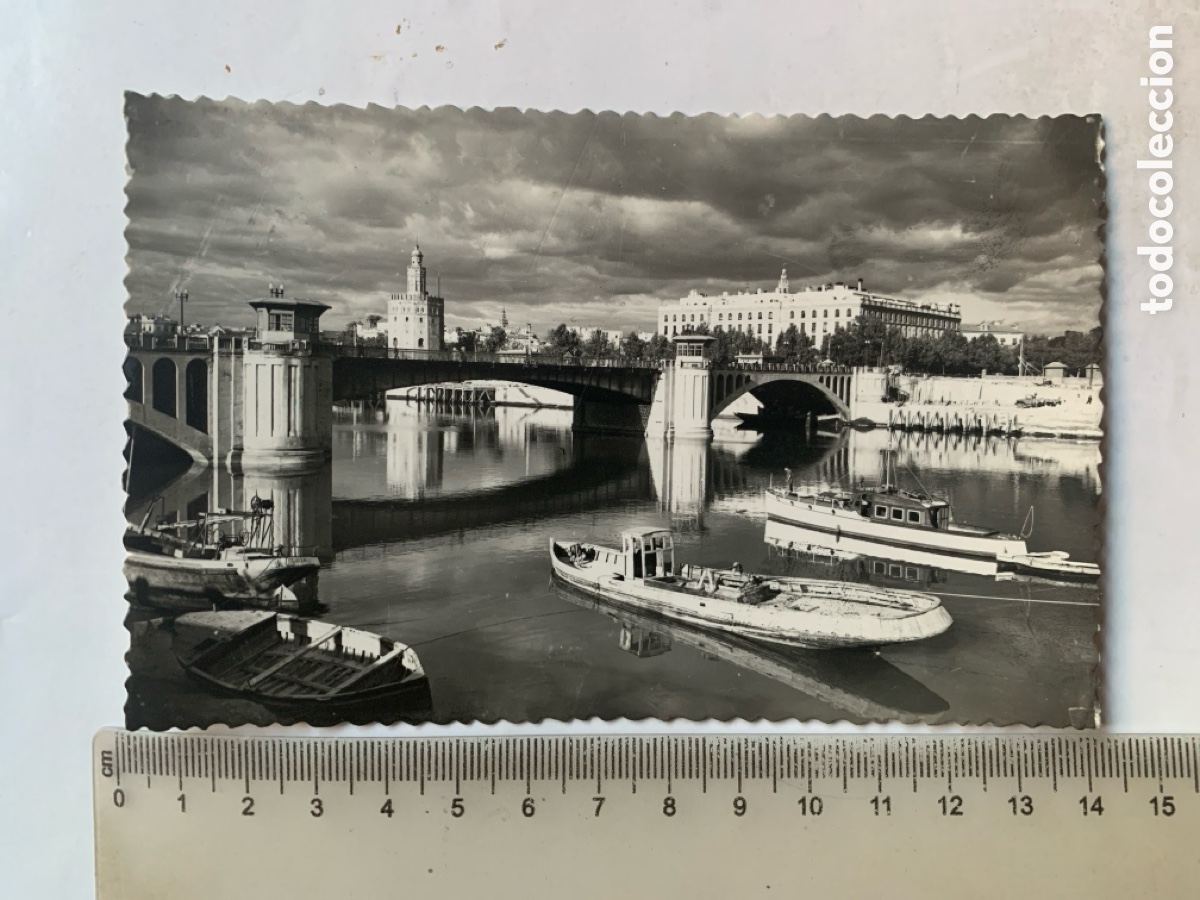 Postales: POSTAL. SEVILLA. R&Iacute;O GUADALQUIVIR Y TORRE DEL ORO. EDIC. SICILIA. 13 SEPTIEMBRE 1957.