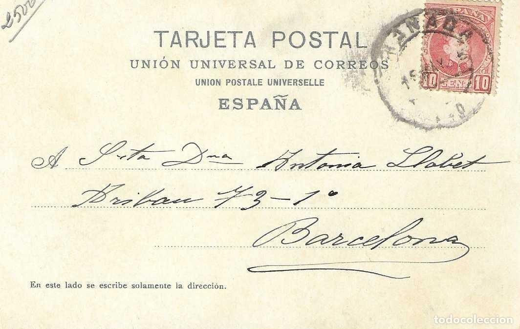 Postales: GRANADA - UNA CUEVA DE GITANOS - CIRCULADA 1925 - Foto 2