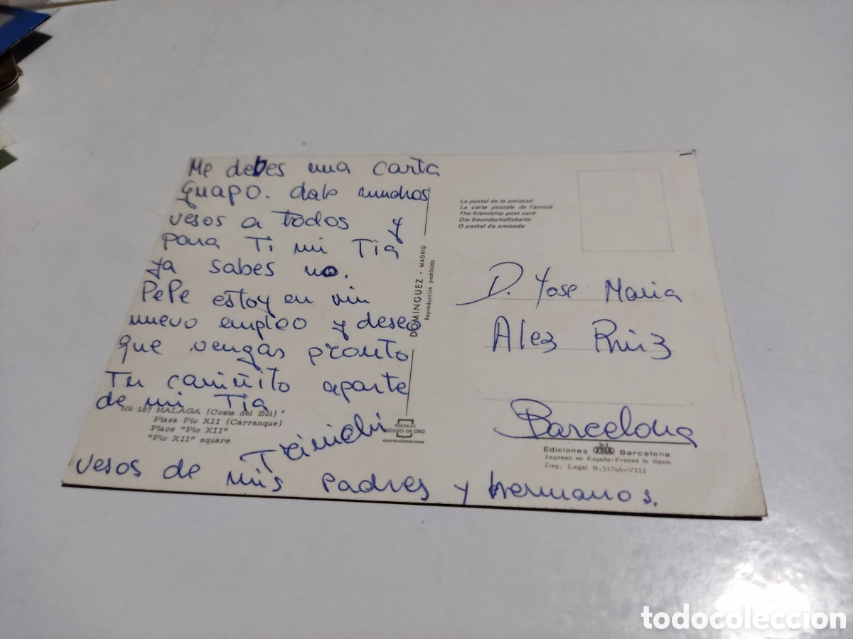 Postales: Postal M&aacute;laga - Foto 2