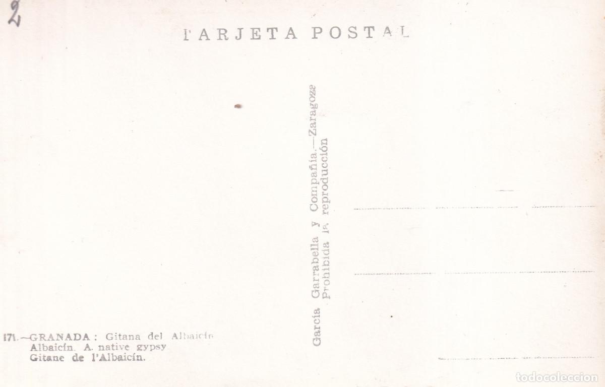 Postales: GRANADA GITANA DEL ALBAICIN - Foto 2