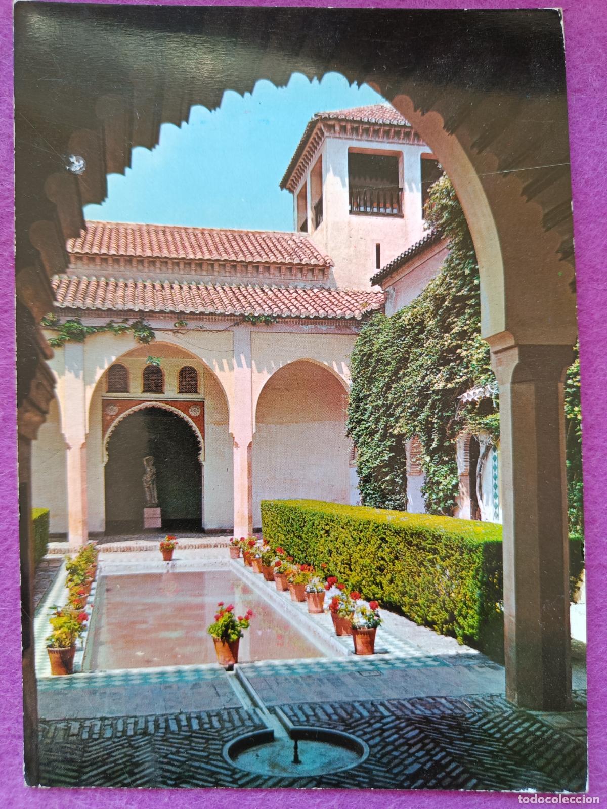 Postales: POSTAL MALAGA ALCAZABA ESTANQUE DEL PALACIO MORO PJN1