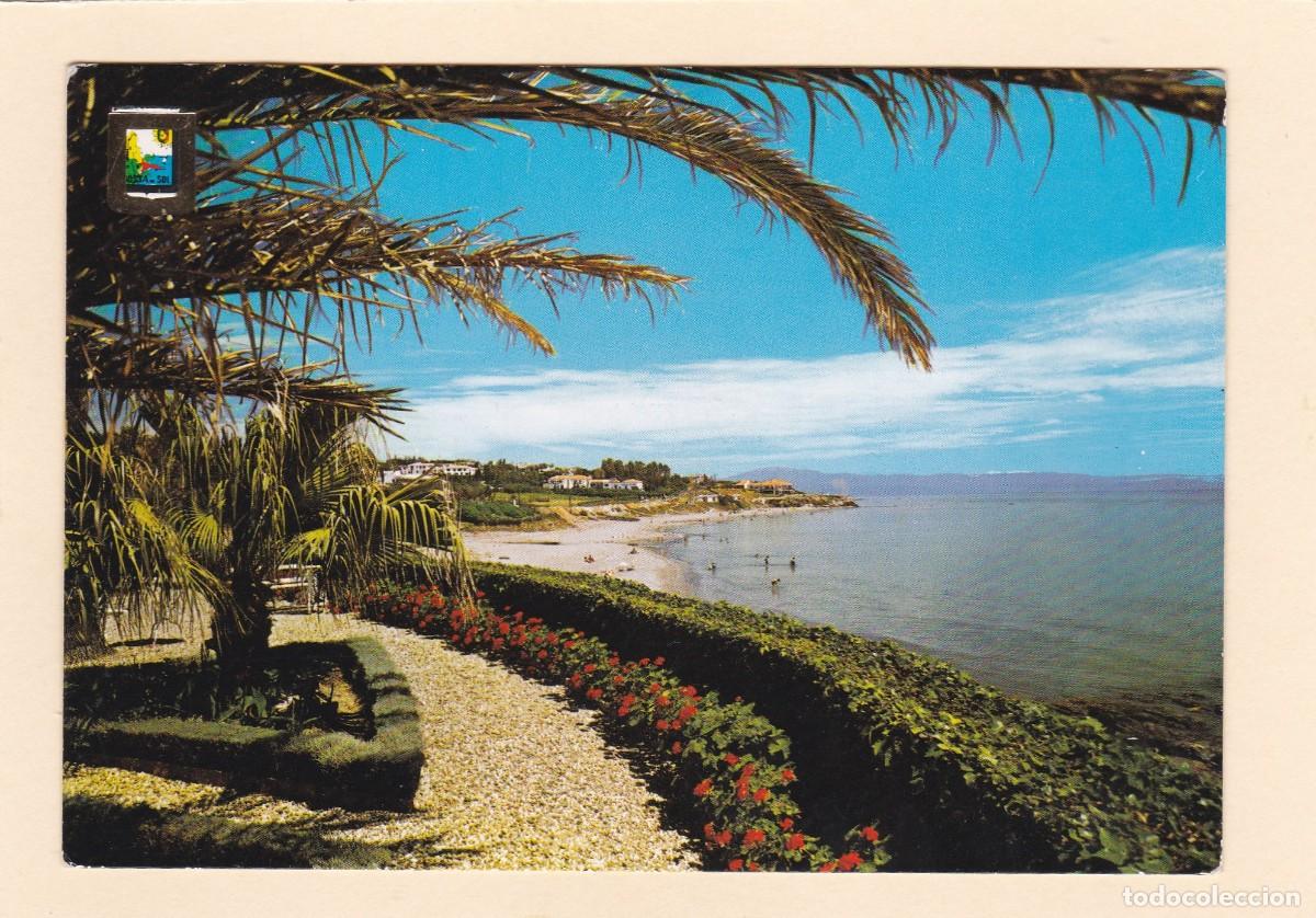 Postales: BENALMADENA (MALAGA). PLAYA DE SANTA ANA (1962) - COSTA DEL SOL
