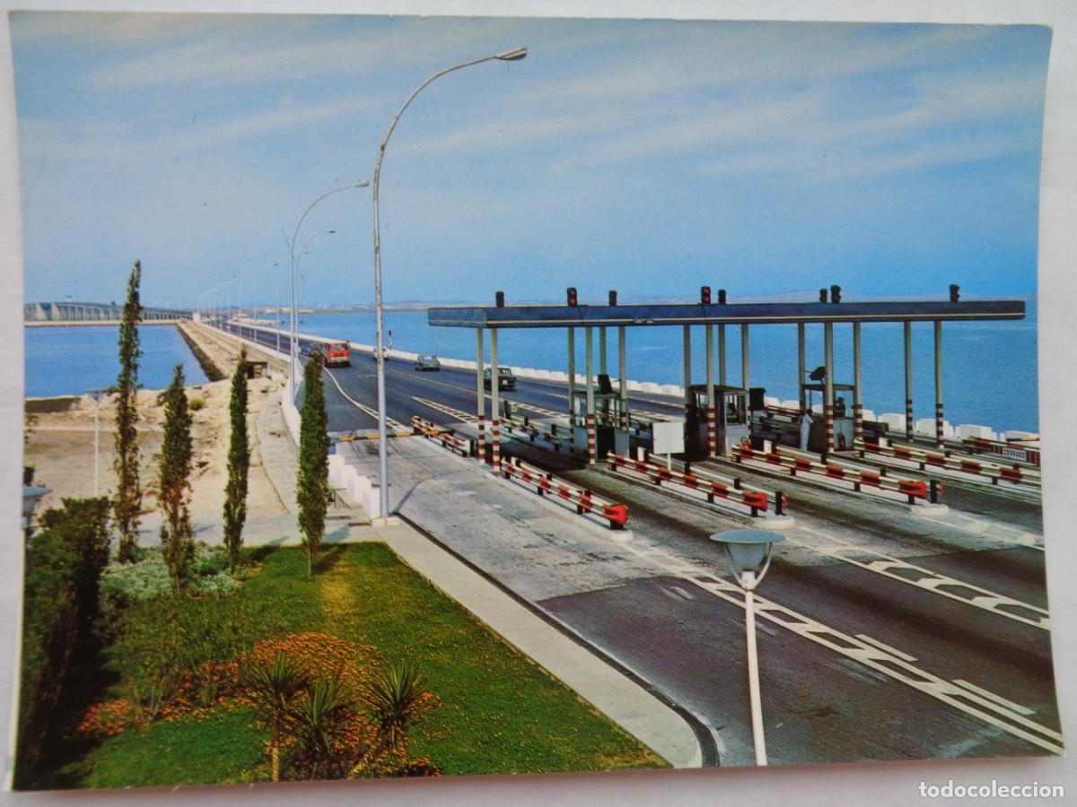 Postales: POSTAL DE CADIZ : PUENTE JOSE LEON DE CARRANZA . A&Ntilde;OS 60