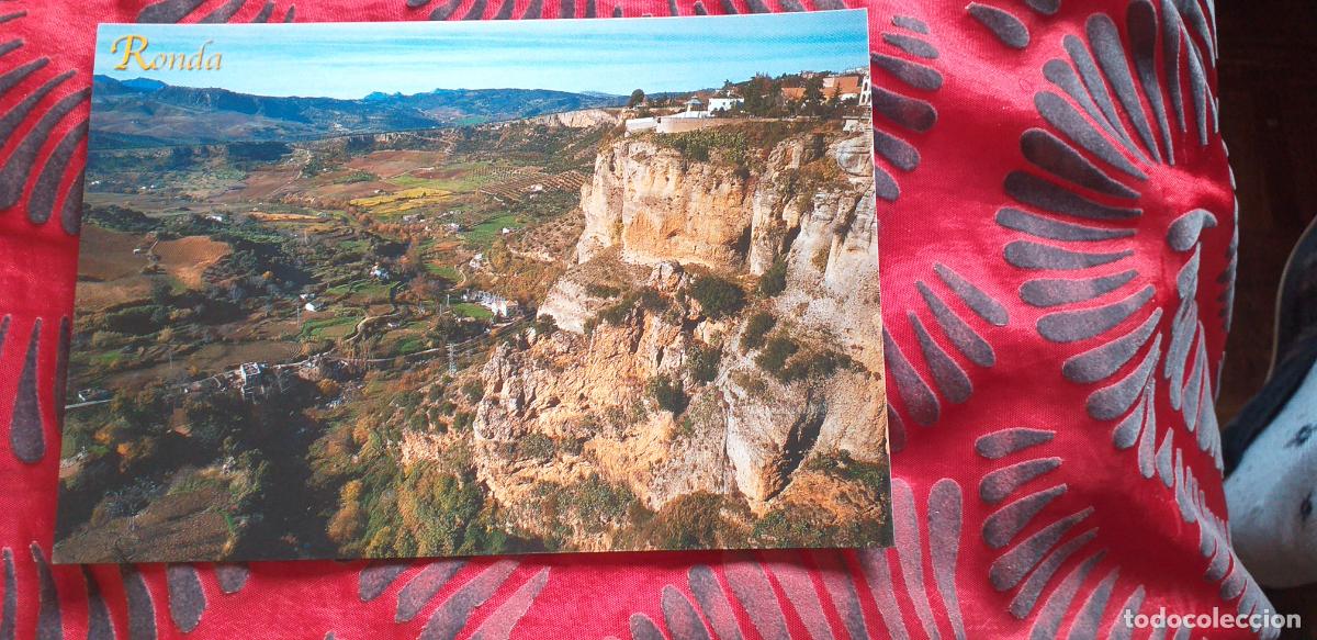 Postales: MALAGA-V17-160X110mm.-NO ESCRITA-RONDA-VISTA DEL TAJO DESDE CASA SAN JUAN BOSCO