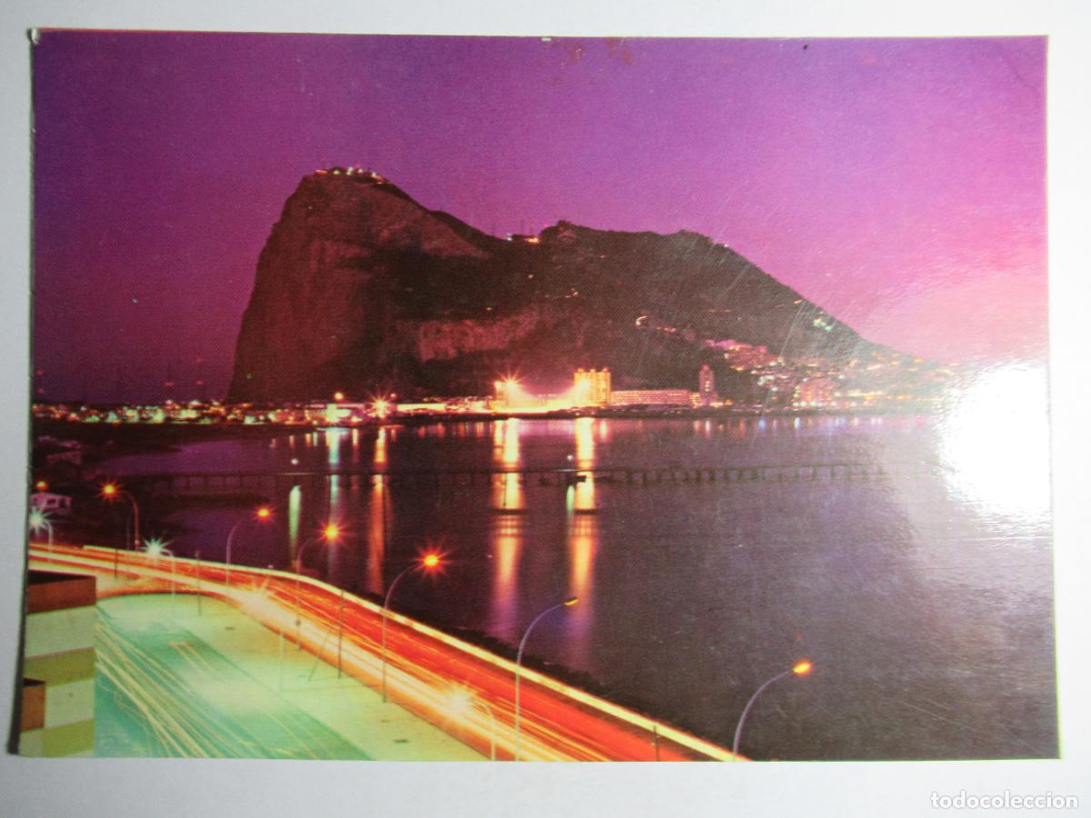 Postales: La Linea de la Concepci&oacute;n - Pe&ntilde;&oacute;n de Gibraltar