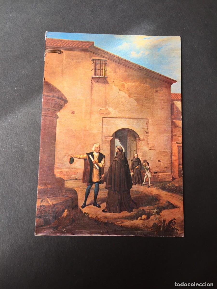 Postkarten: PRECIOSA POSTAL MONASTERIO DE LA R&Aacute;BIDA LLEGADA DE COLON -VER FOTOS QUE NO TE FALTE EN TU COLECCI&Oacute;N