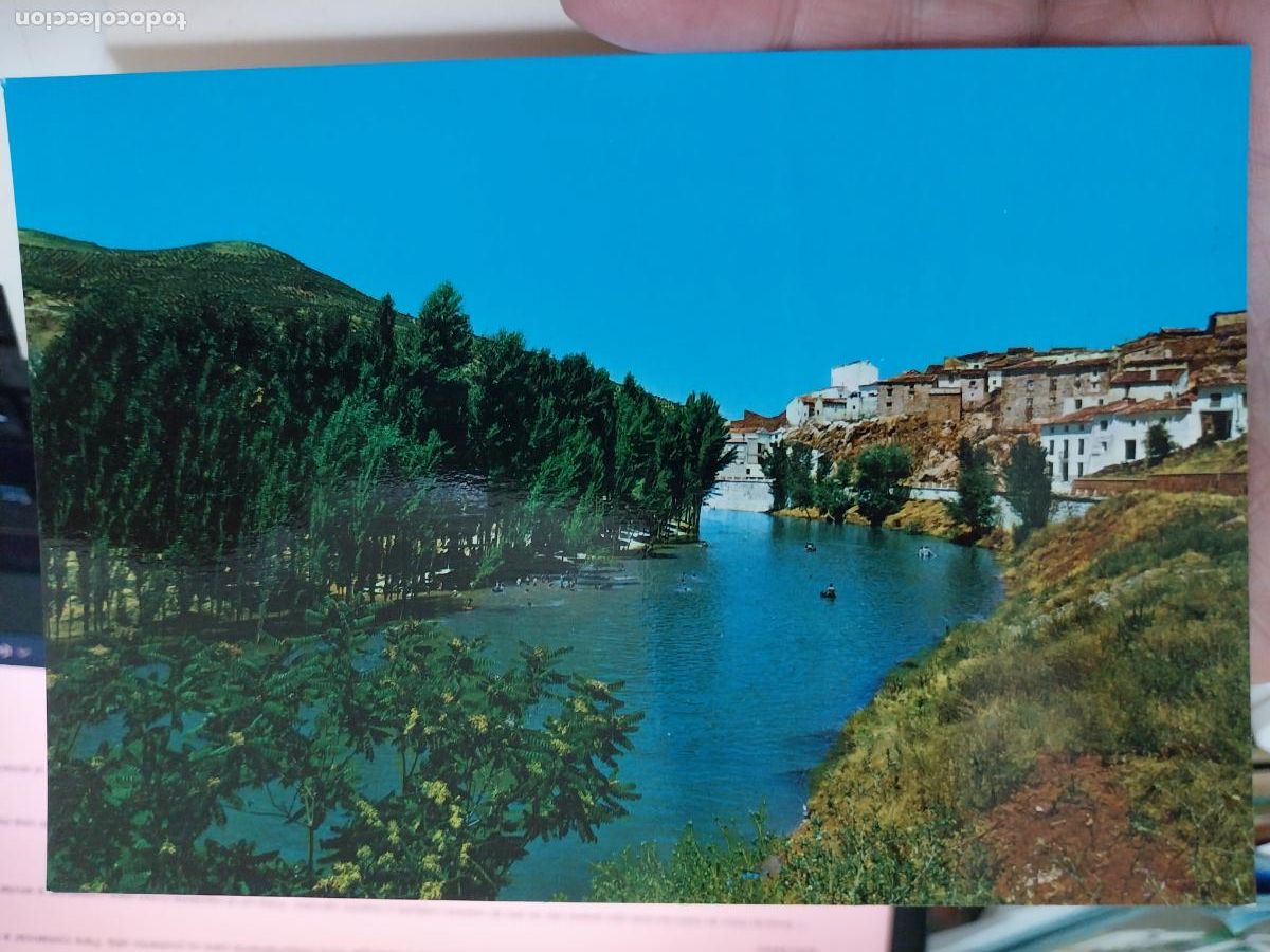 Postales: PUERTA SEGURA LA RIBERA PLAYA ARTIFICIAL JAEN ED FOT. VALDIVIESO N&ordm; P.368 SC ANIMADA