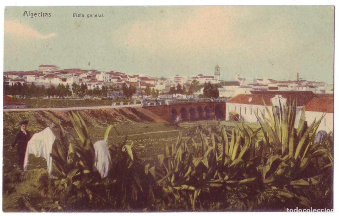 Postkarten: Algeciras (C&aacute;diz): Vista general. No consta editor. No circulada (A&ntilde;os 10)