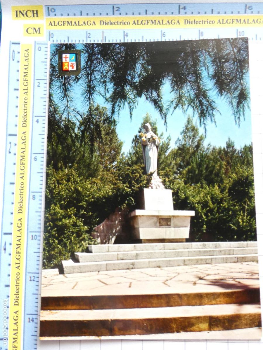 Postales: POSTAL DE JAEN. A&Ntilde;O 1967. DESPE&Ntilde;APERROS MONUMENTO A LA INMACULADA 8 ESCUDO ORO. 2314