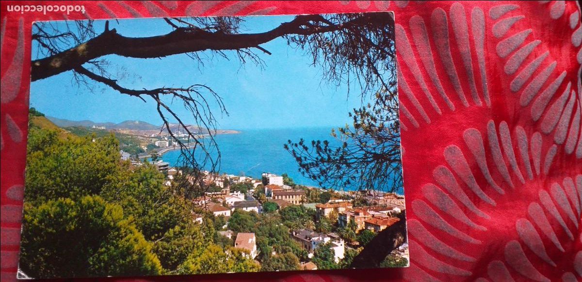 Cartes Postales: MALAGA-RVM-150X105mm.-COSTA DEL SOL-CIRCULADA-CALETA Y EL LIMONAR