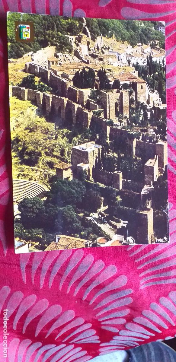 Postales: MALAGA-RVM-150X105mm.-COSTA DEL SOL-NO ESCRITA-VISTA AEREA DE LA ALCAZABA
