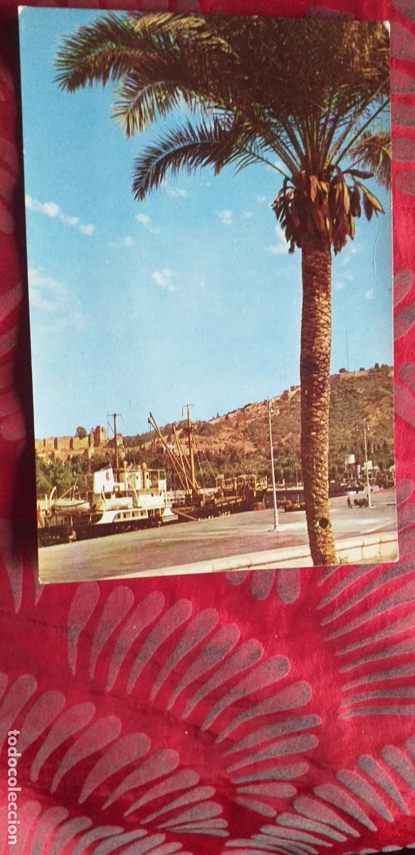 Postales: MALAGA-RVM-150X105mm.-COSTA DEL SOL-NO ESCRITA-VISTA PARCIAL DEL PUERTO