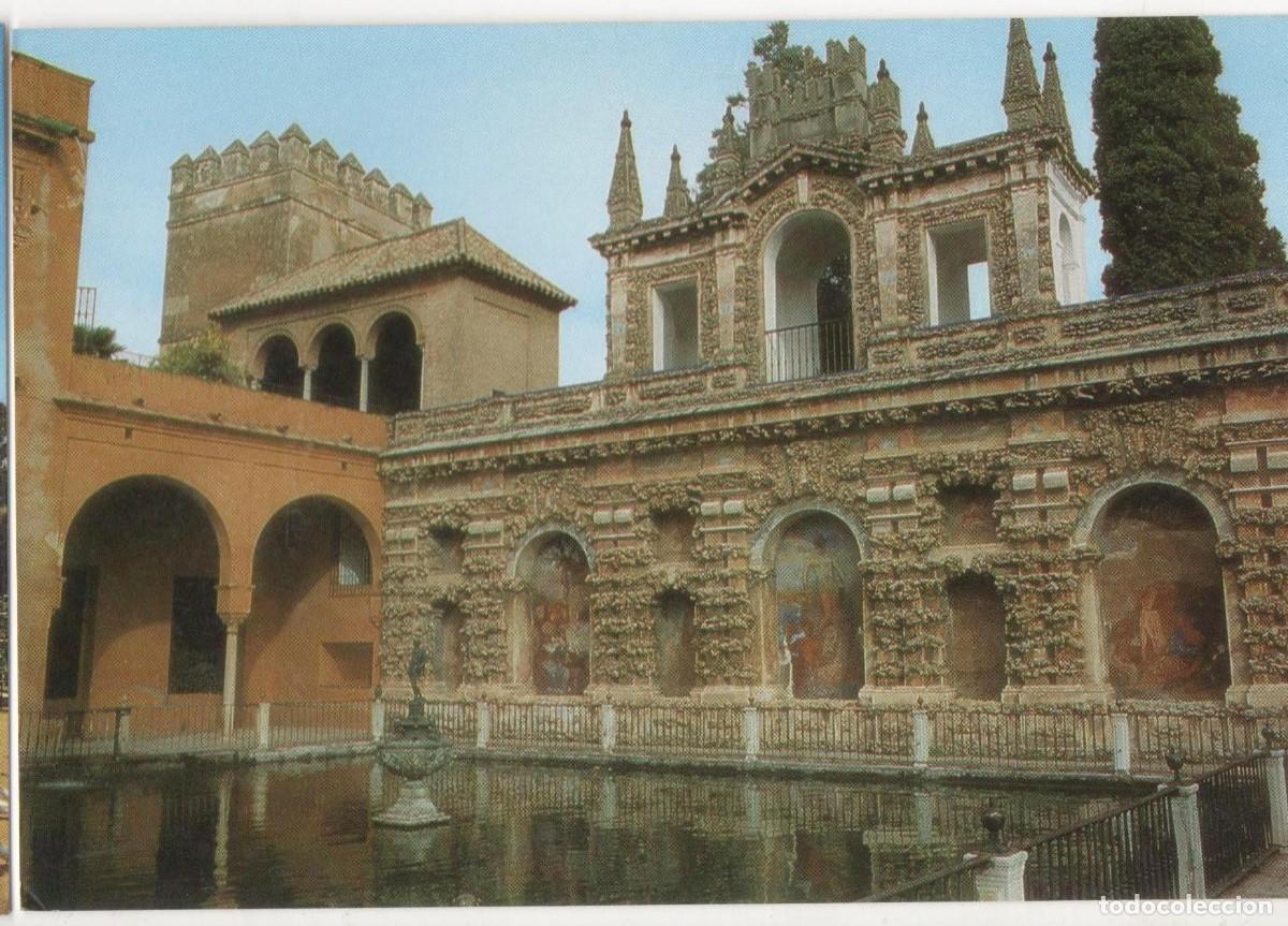 Postkarten: Sevilla-n&ordm;296-Muralla Grotesca del Jard&iacute;n del Estanque-Sin circular-