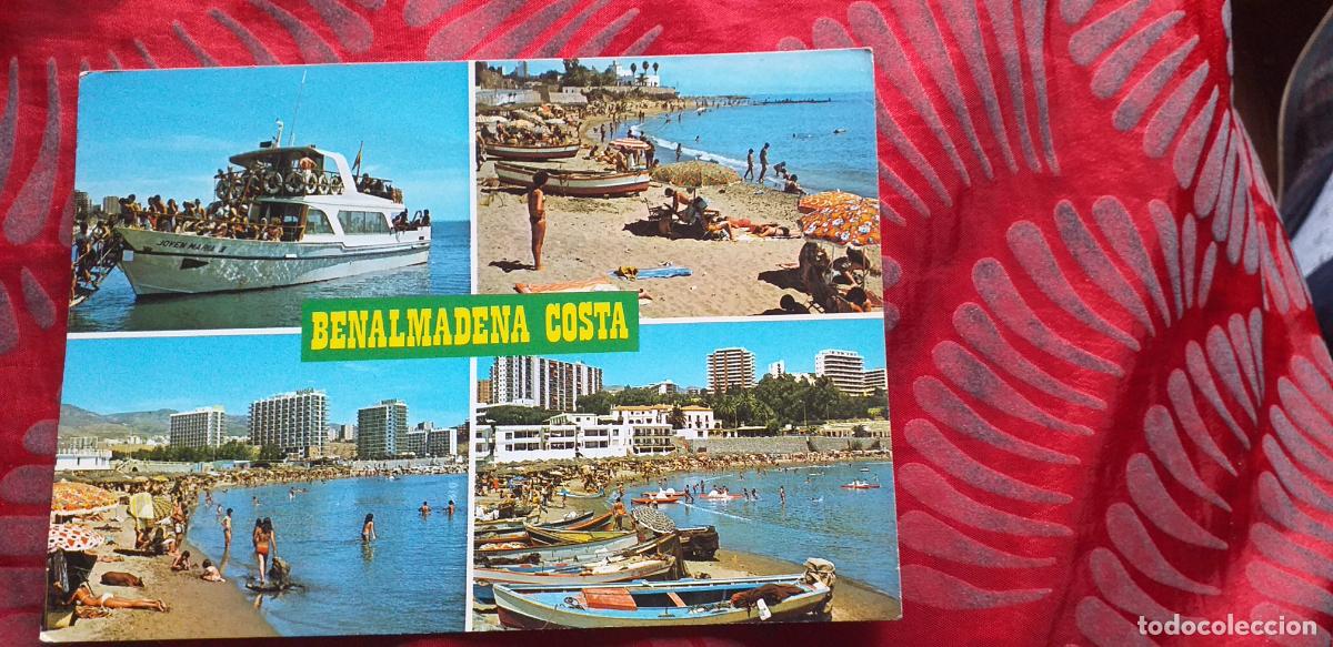 Postales: MALAGA-RVM-150X105mm.-COSTA DEL SOL-CIRCULADA-BENALMADENA-VISTAS DIVERSAS