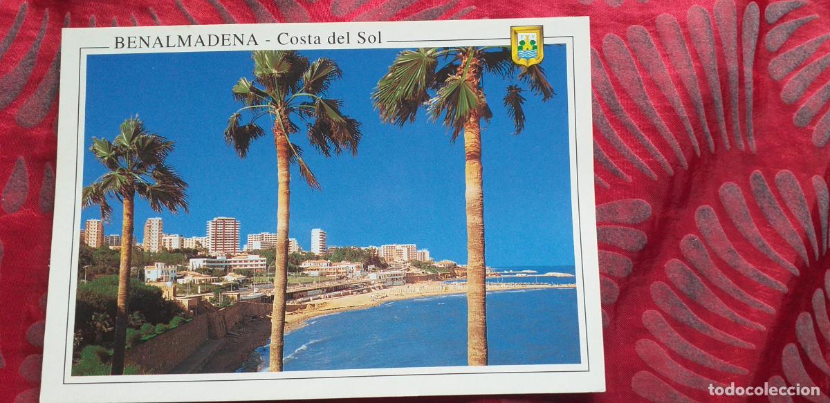 Postales: MALAGA-RVM-150X105mm.-COSTA DEL SOL-NO ESCRITA-BENALMADENA-PLAYA DE SANTA ANA