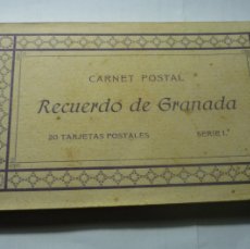 Postales: CARPETA RECUERDO DE GRANADA 2O POSTALES SERIE 1 ALHAMBRA CM