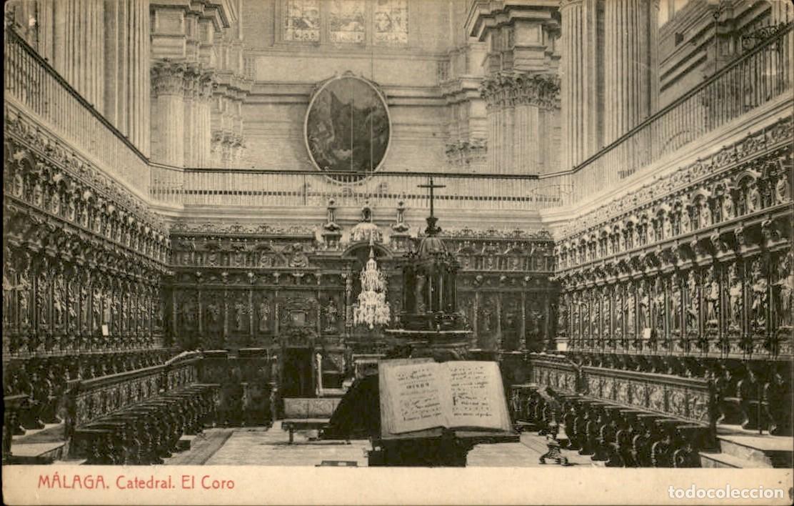 Postales: Malaga - Catedral - El coro